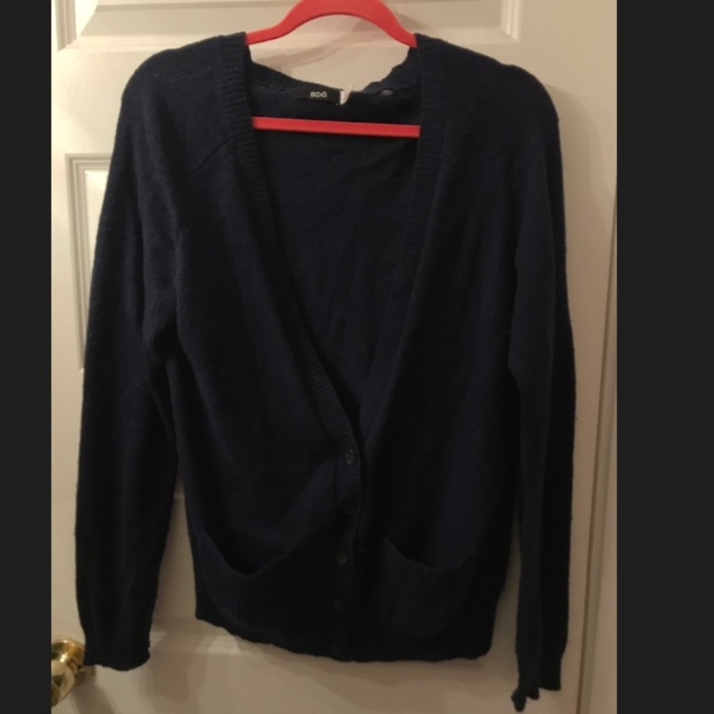 BDG Urban Outfitters Navy Blue Cardigan (RIP)